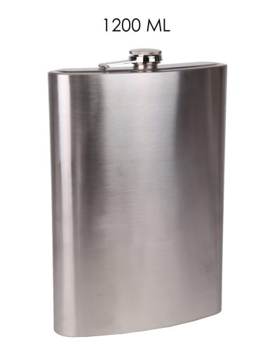 STAINLESS STEEL HIP FLASK, MATTE FINISH