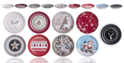 K348245 METAL TRAY CHRISTMAS DESING