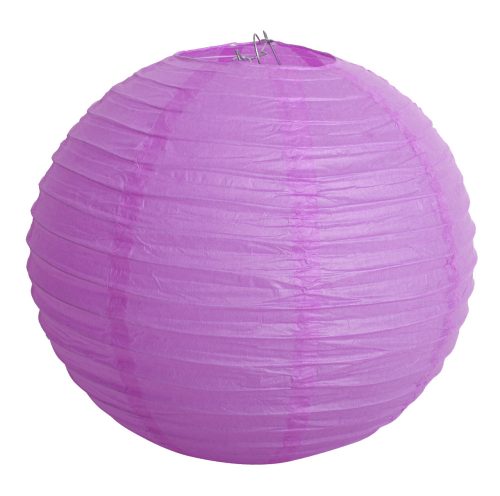 K372128 PAPER LANTERN BALL  SHAPE   PURPLE