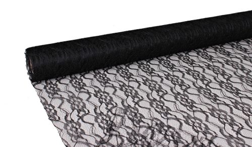 LACE ROLL, BLACK