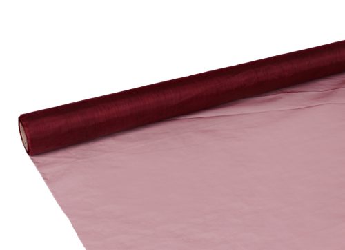 ORGANZA ROLL, DARK RED