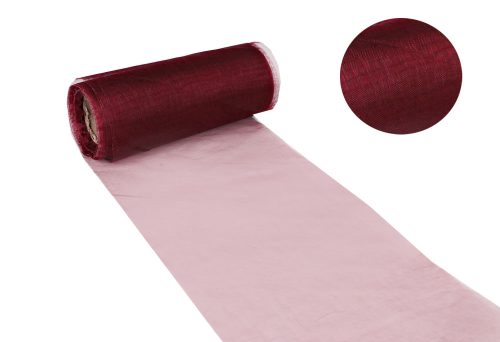 ORGANZA RIBBON, CLARET