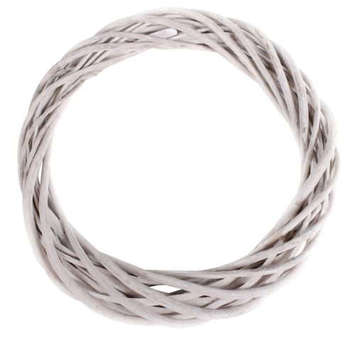 K401691 WILLOW WREATH WHITE