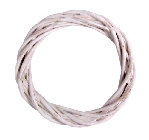 WILLOW WREATH  WHITE