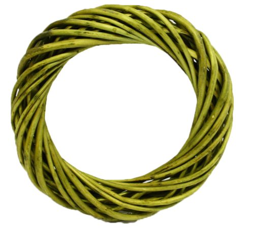 WILLOW WREATH  MOSS GREEN