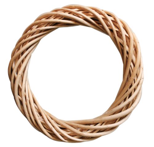 K401819 WILLOW WREATH  NATURAL