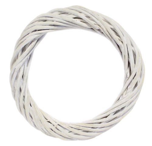 K401822 WILLOW WREATH  WHITE