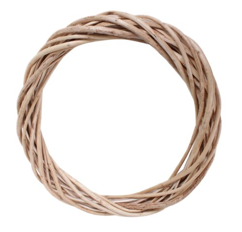 K401880 WILLOW WREATH  NATURAL