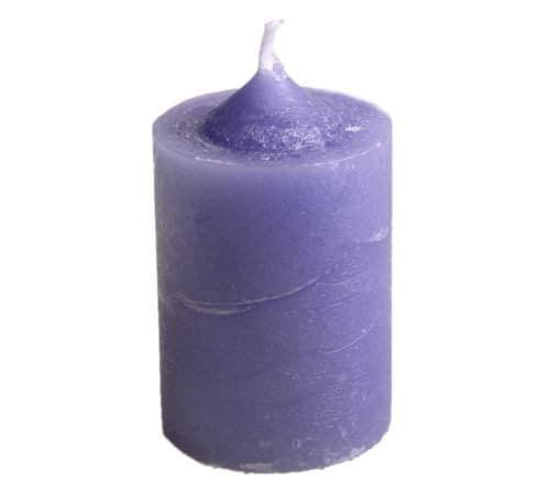 CANDLE RUSTIC CYLINDER LAVENDER