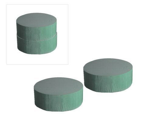 FLORAL FOAM WET DISC  SHAPE SET OF 2