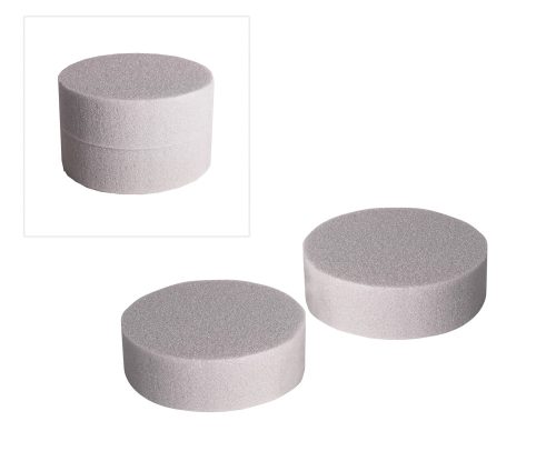 FLORAL FOAM DRY DISC  SHAPE SET OF 2