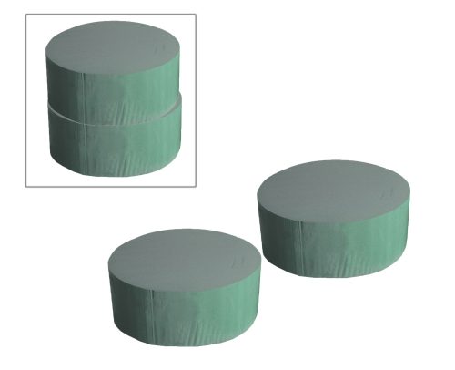 K414953 FLORAL FOAM WET DISC  SHAPE SET OF 2