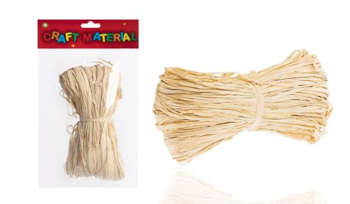 PAPÍR RAFFIA CSÍK, ZACSKÓBAN, NATÚR