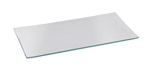 K426167 GLASS PLATTER  OBLONG CLEAR