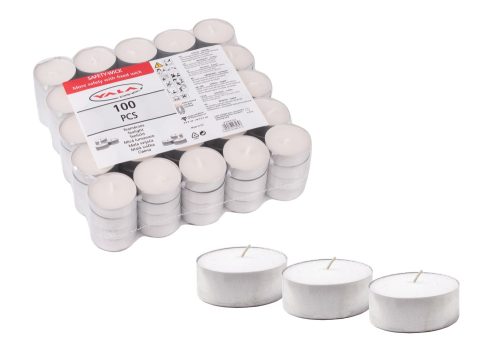 K428830 TEA LIGHT HOLDER 100PC  WHITE