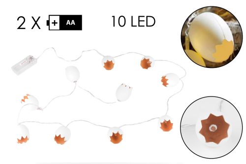 LED TOJÁS TÖR.FEH.10L.165CM