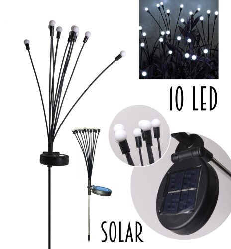 KERTI SOLAR BOGYÓS 10LED MF