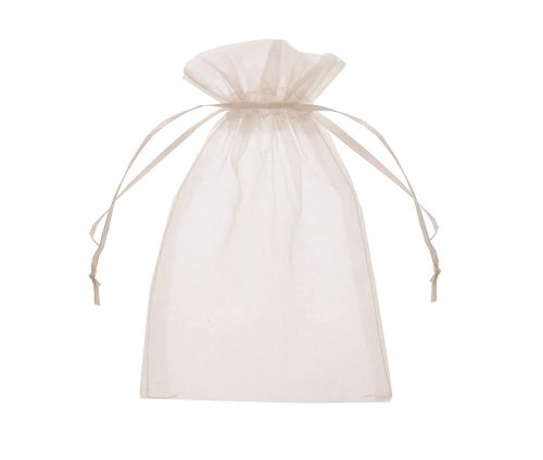 ORGANZA BAG SET, SET OF 12, CREAM