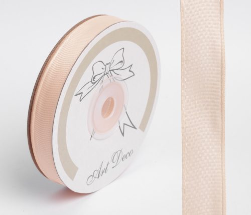 GROSGRAIN RIBBON, LIGHT PEACH