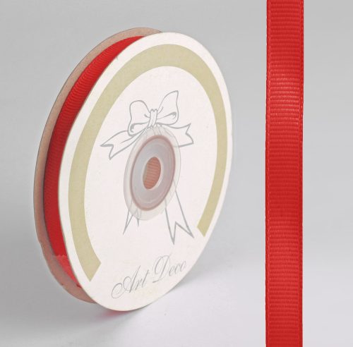 GROSGRAIN RIBBON, LIGHT RED