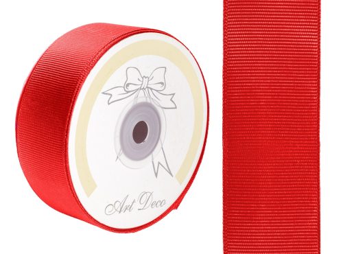 GROSGRAIN RIBBON, LIGHT RED