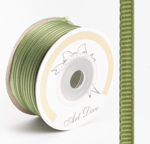 GROSGRAIN RIBBON, MOSSGREEN