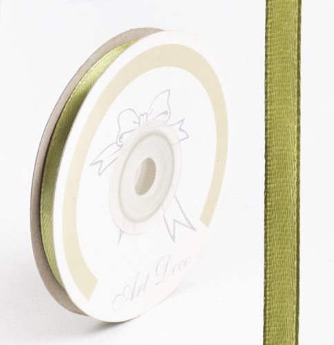 SATIN RIBBON, MOSS GREEN