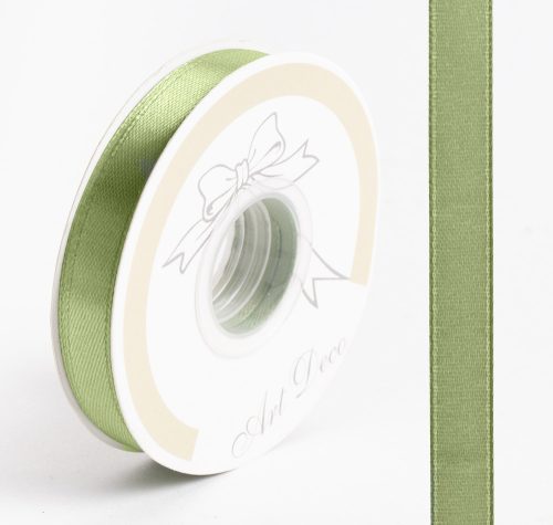 SATIN RIBBON, MOSS GREEN