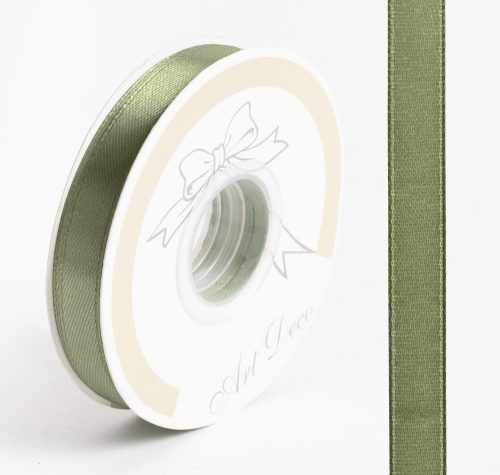 SATIN RIBBON, MOSS GREEN