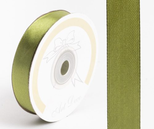 SATIN RIBBON, MOSS GREEN