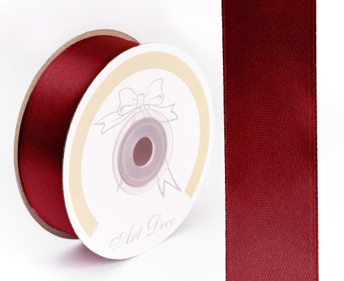 SATIN RIBBON, CLARET