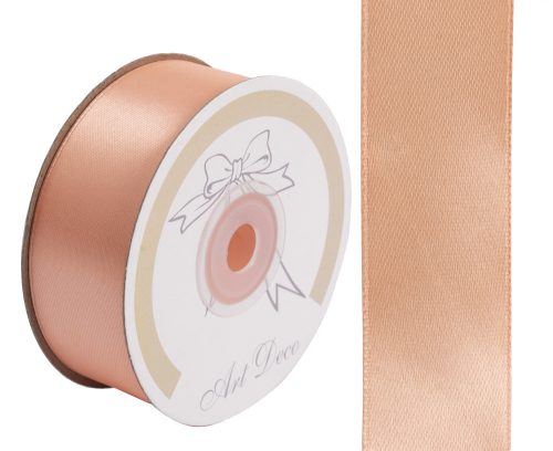 SATIN RIBBON, PEACH