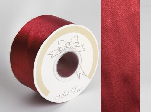 SATIN RIBBON, CLARET