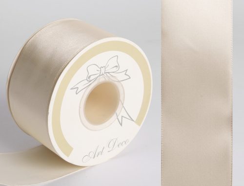SATIN RIBBON, CREAM