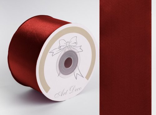 SATIN RIBBON, CLARET