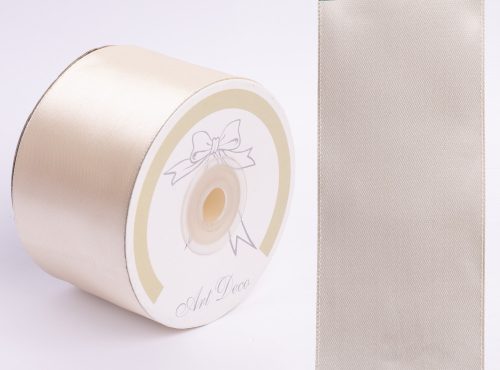 SATIN RIBBON, CREAM