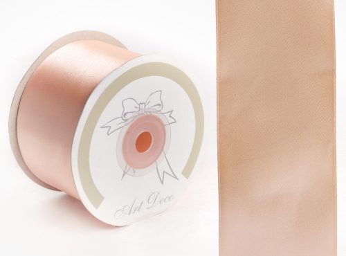 SATIN RIBBON, PEACH