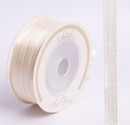 SATIN RIBBON, CREAM