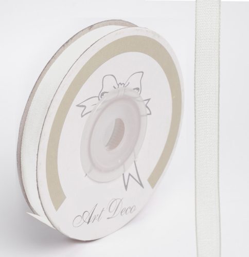 ORGANZA RIBBON, WHITE