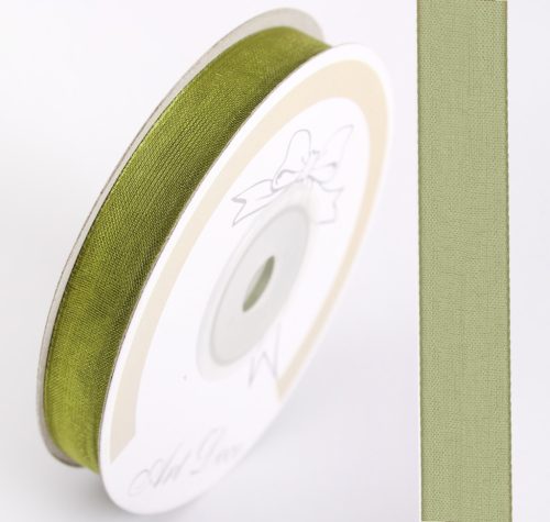 ORGANZA RIBBON, MOSS GREEN