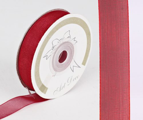 K479226 ORGANZA RIBBON, RED