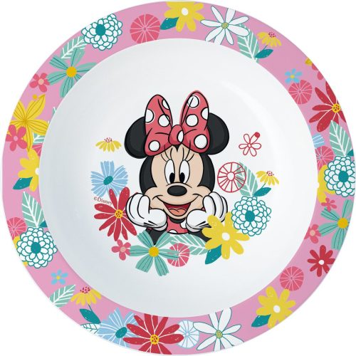 K674431 LICENC MŰANYAG MÉLYTÁNYÉR MIKRÓZHATÓ MINNIE