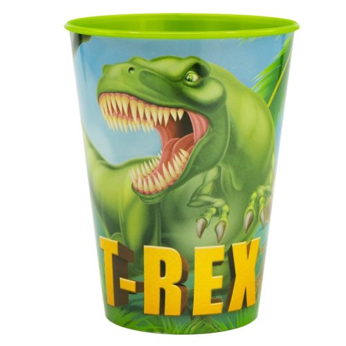 K674499 LICENC MŰANYAG KISPOHÁR 260ML DINO