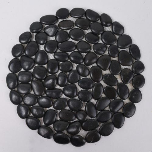 KŐLAP KEREK FEKETE2-3CM P30