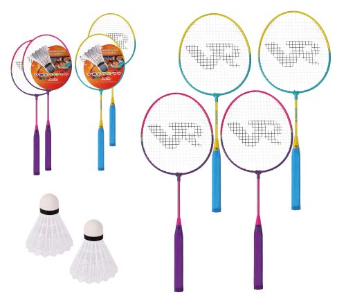 K730175 BADMINTON JUNIOR SET, 2 RACKETS AND 1 BALL