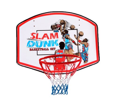 K730706 BASKETBALL BACKBOARD METAL RING WITH NET SLAM DUNK