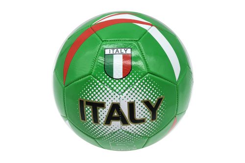 FOOTBALL ITALY SIGN, SHINY, GREEN/WHITE/RED, PROFESSIONAL