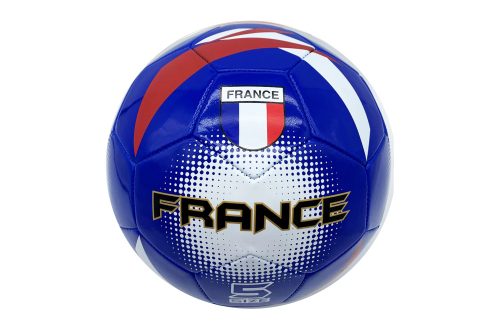 K735972 FOOTBALL FRANCE SIGN, SHINY, BLUE/WHITE/RED, PROFESSIONAL