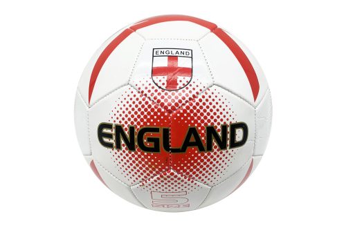 FOOTBALL ENGLAND SIGN, SHINY, WHITE/RED, PROFESSIONAL