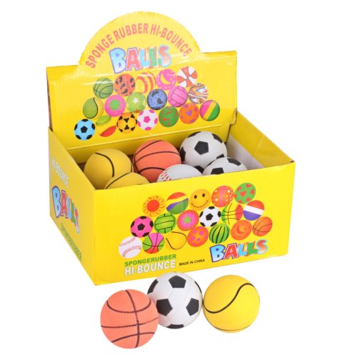 RUBBER BALL SPORT SET OF 4 GIFT BOX